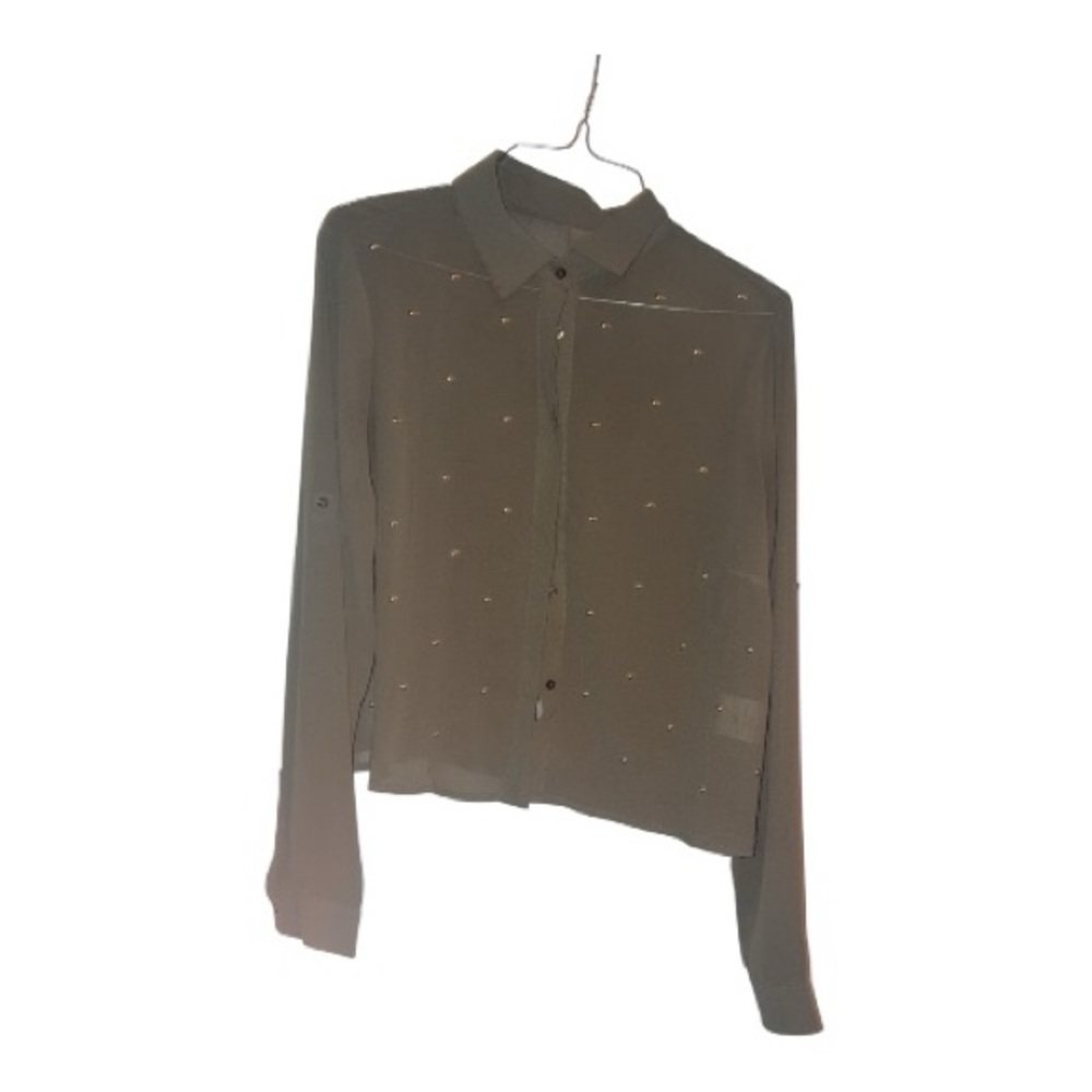 Olive Green Women's Top